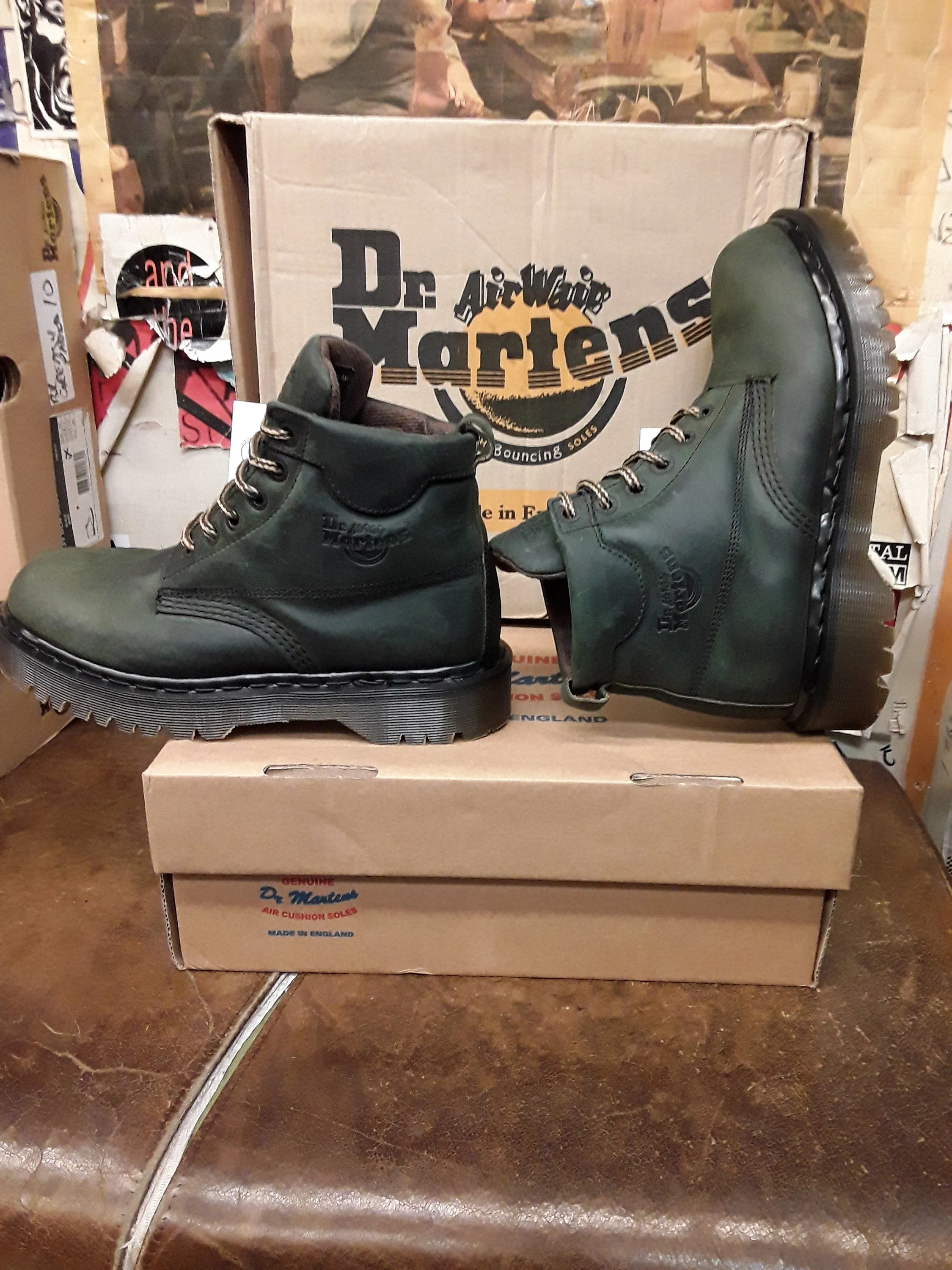 Dr Martens 8283 Forest Green Made in England Size 7