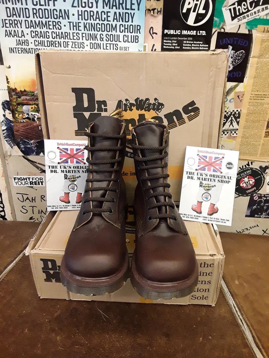 Dr Martens 8304  Gaucho waxy 8 Hole,Club Sole Vintage, Made in England. Various Sizes available.