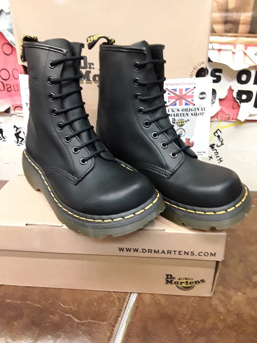 Dr Martens 8795 Black Waxy 8 Hole Club Sole Size 3 & 7