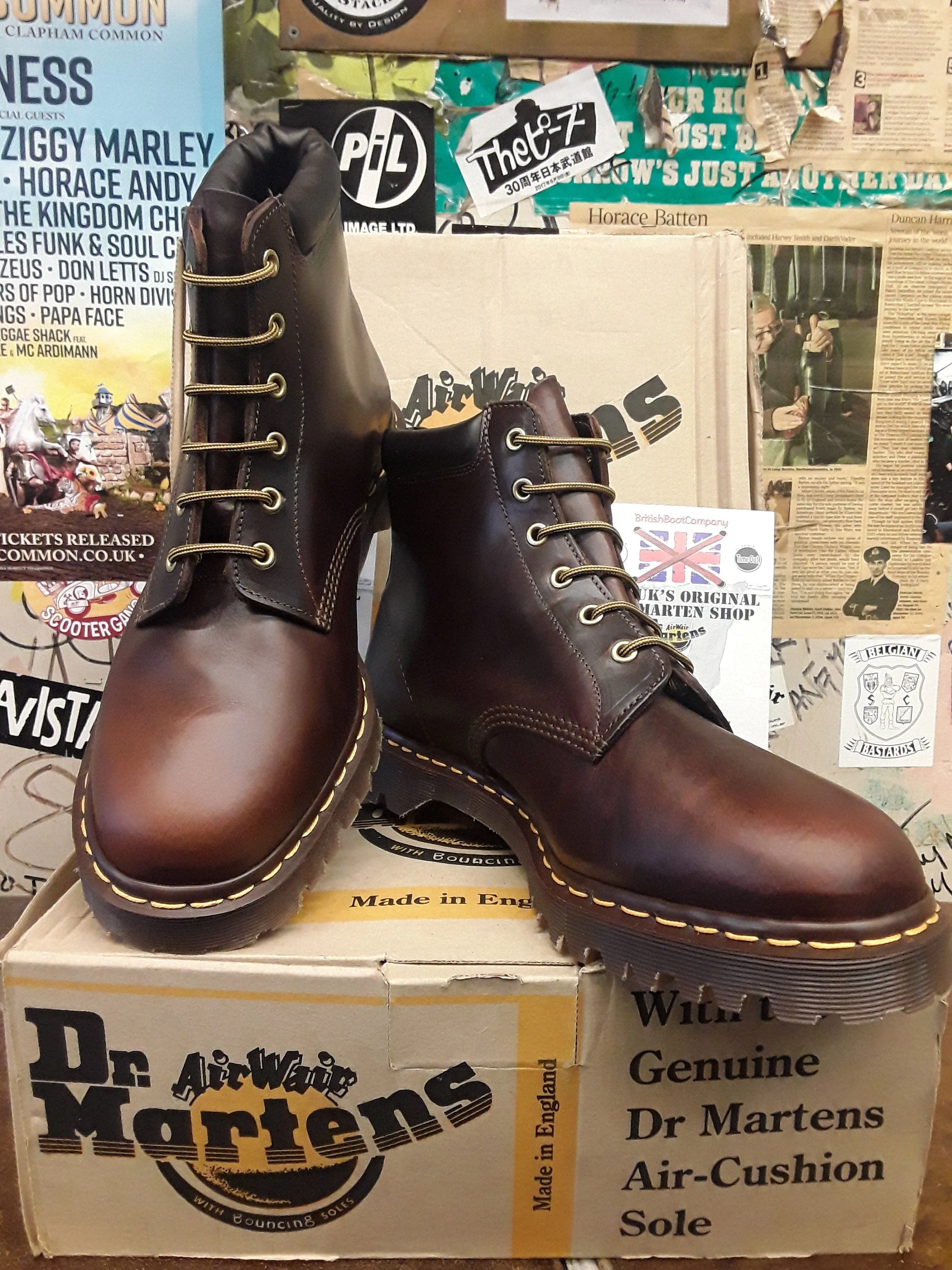 Dr Martens Made in England 939 Brown Analine Size 12