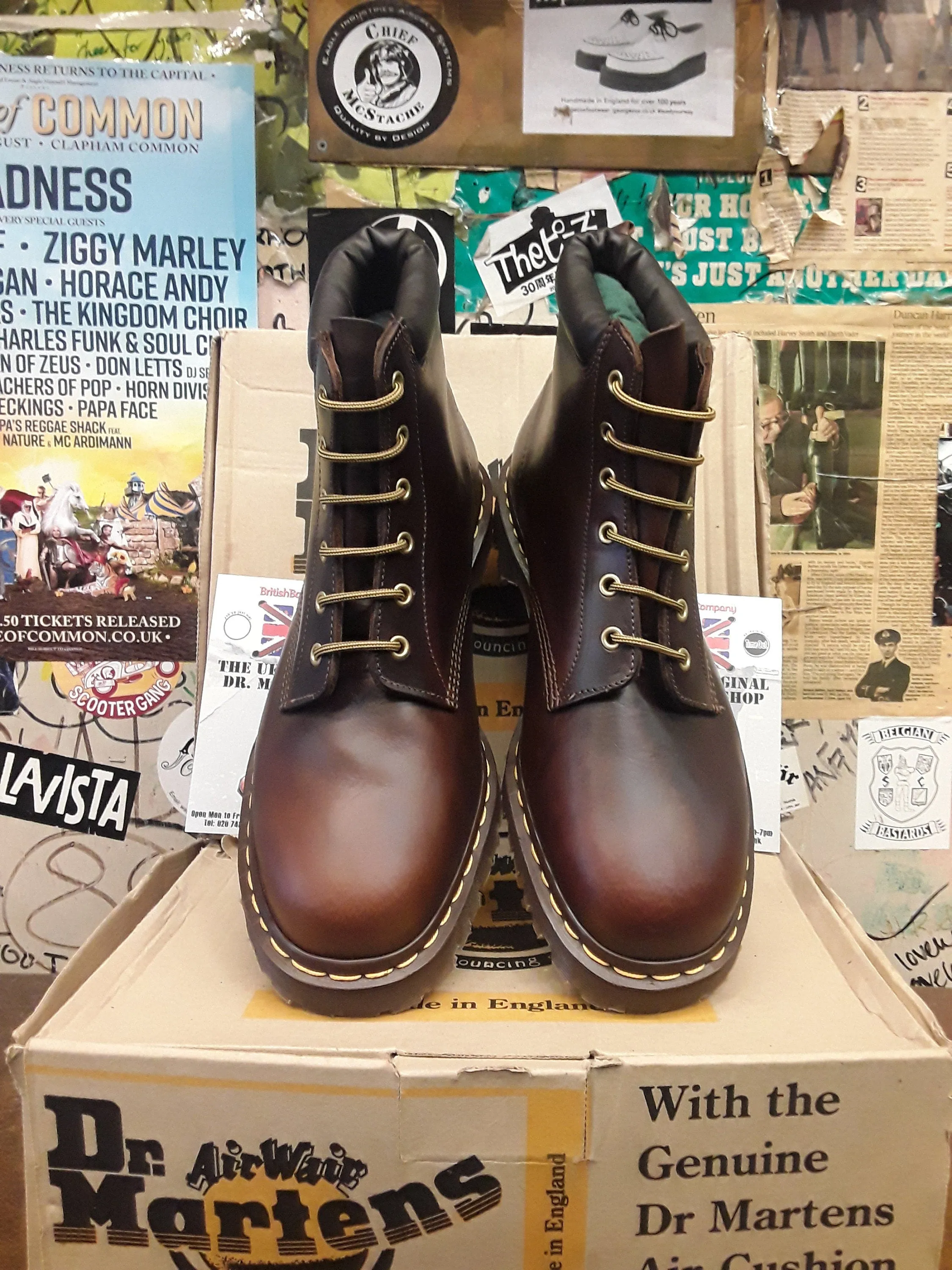 Dr Martens Made in England 939 Brown Analine Size 12