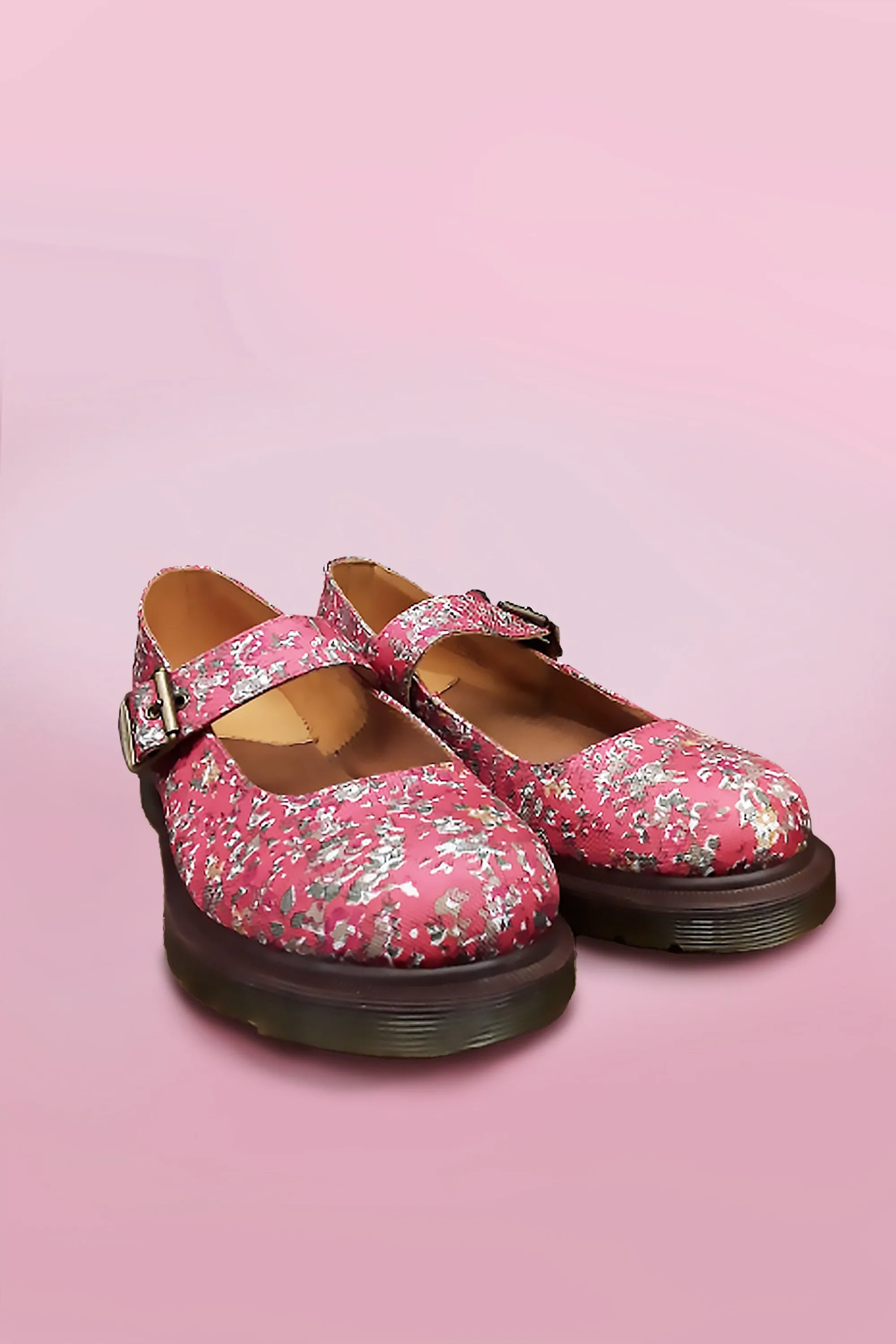 Dr Martens Mary Janes, Floral Fabric, Limited Edition, Various sizes