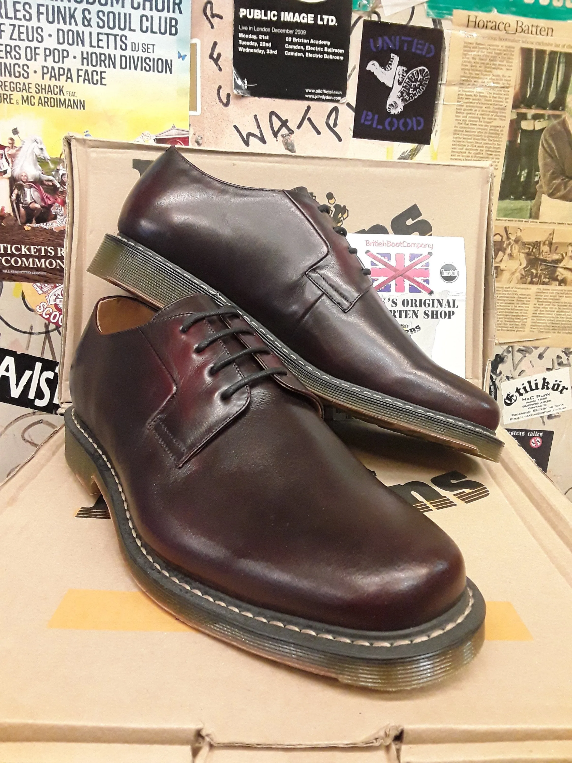 Dr Martens Red Vintage 4 Eye Oxford