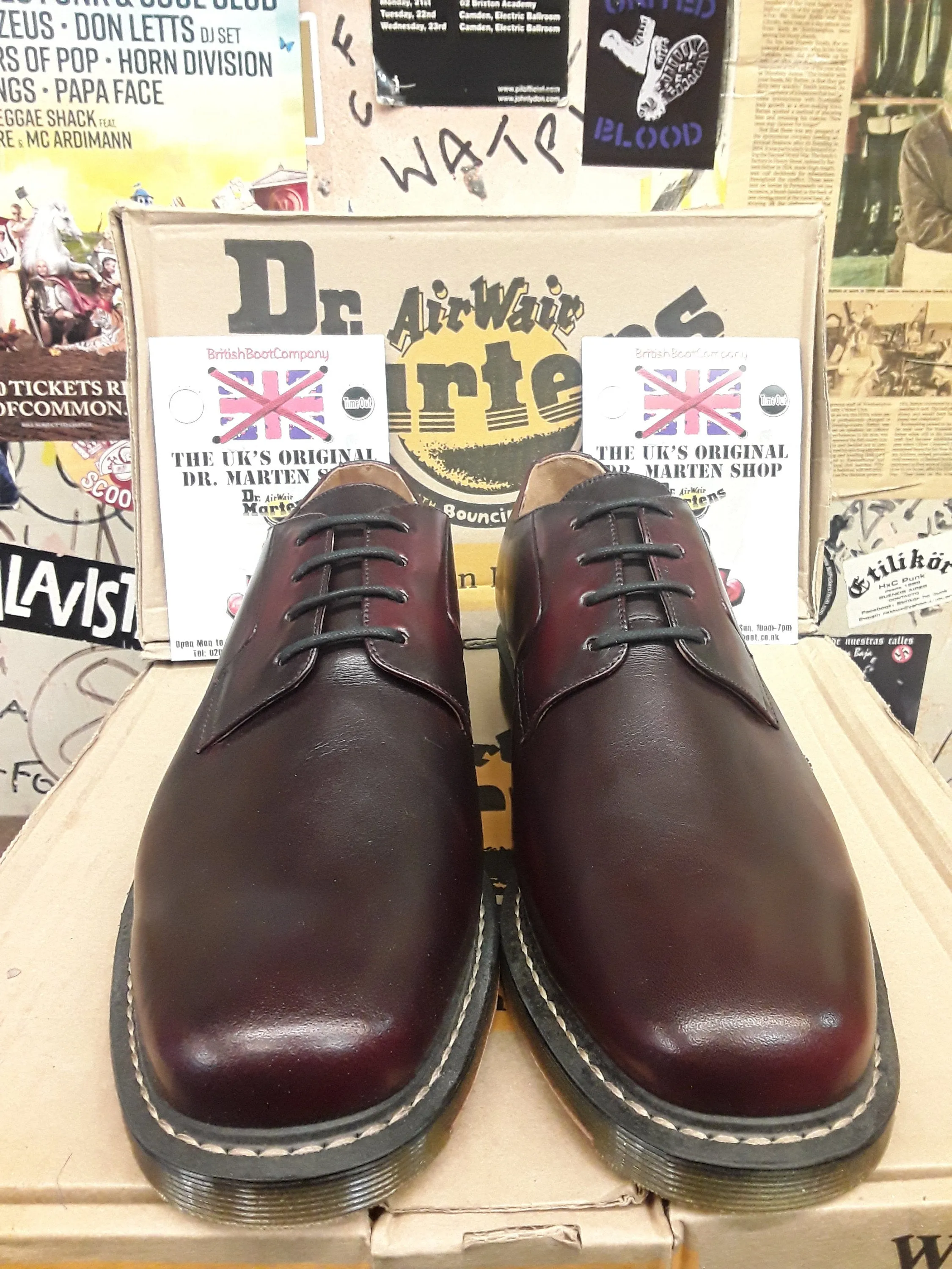 Dr Martens Red Vintage 4 Eye Oxford