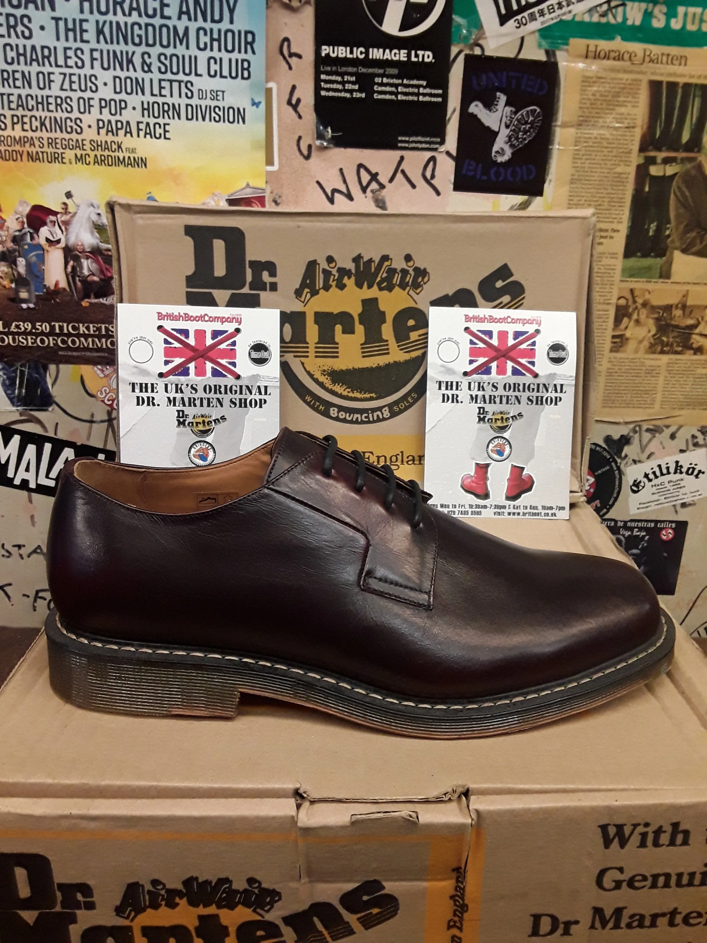 Dr Martens Red Vintage 4 Eye Oxford