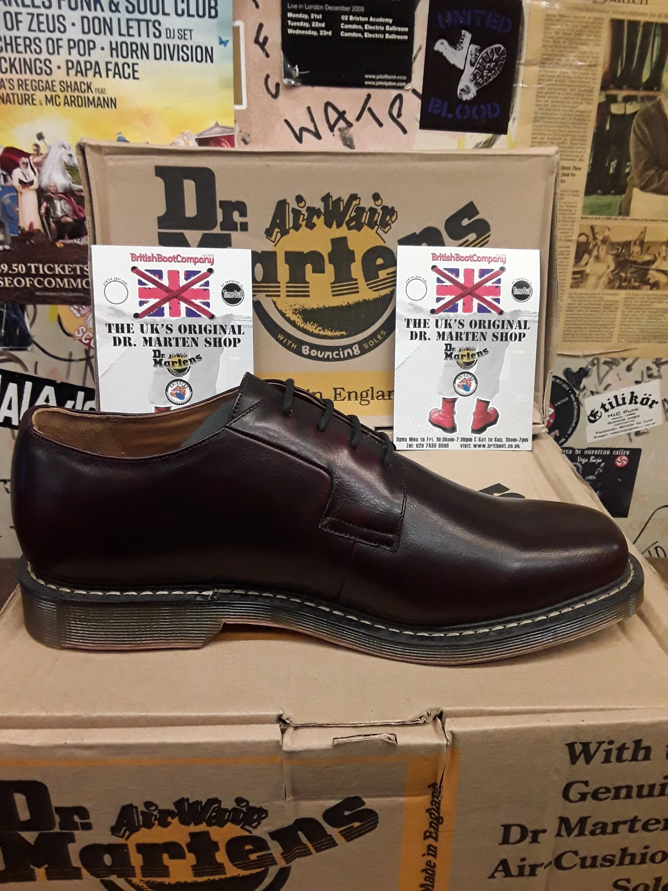 Dr Martens Red Vintage 4 Eye Oxford