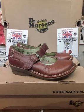 Dr Martens Tan Athena Mary Jane's Size 4