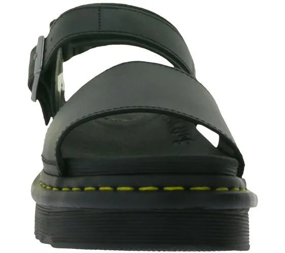 Dr. Martens Voss Hydro sandalo con plateau da donna, sandalo con cinturino per tutti i giorni 24233001 nero