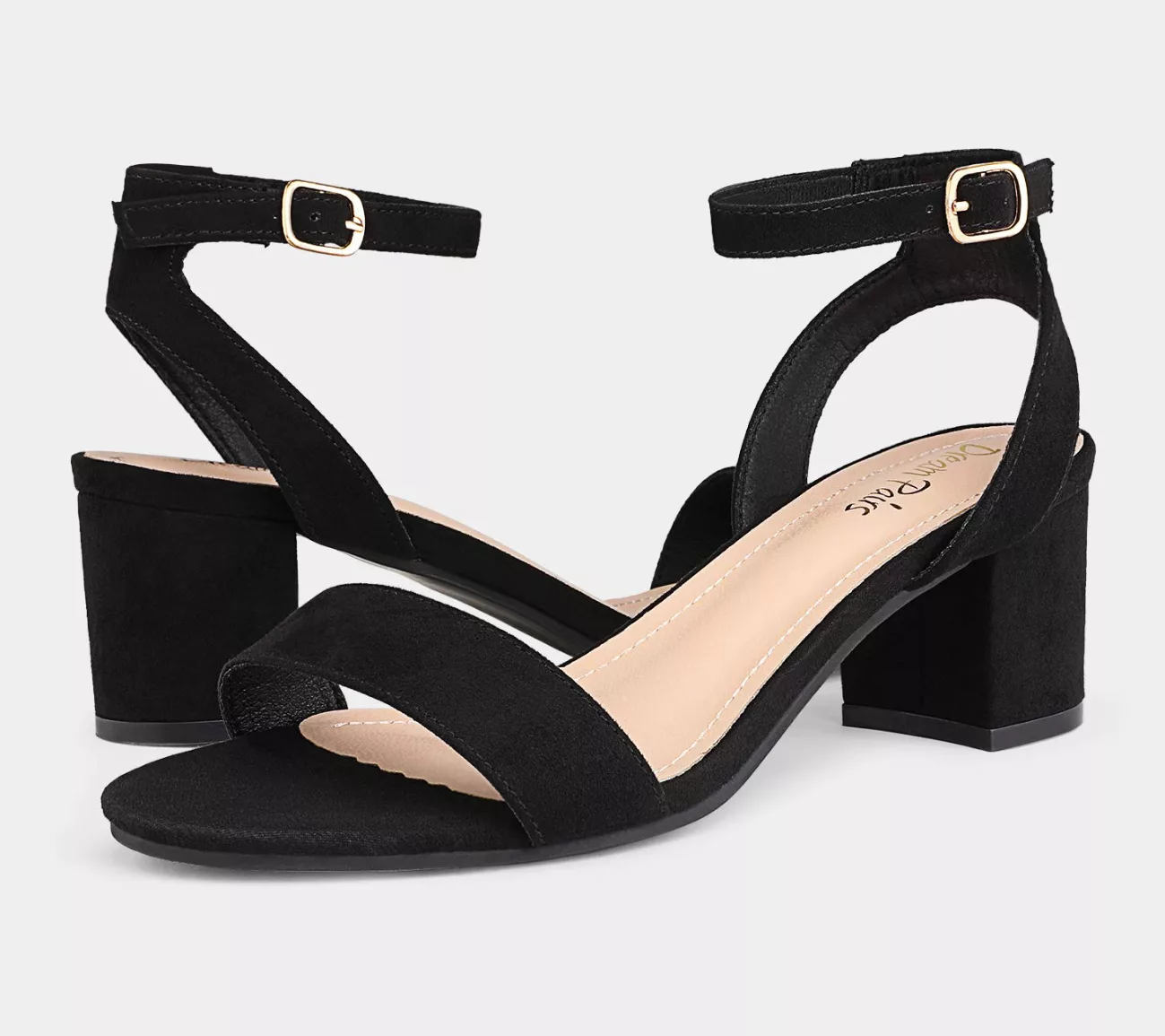 Dream Pairs Women's Low Block Heeled Sandals -arnival