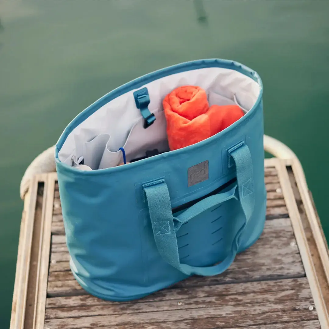 Durable Red Waterproof Tote for Outdoor Use