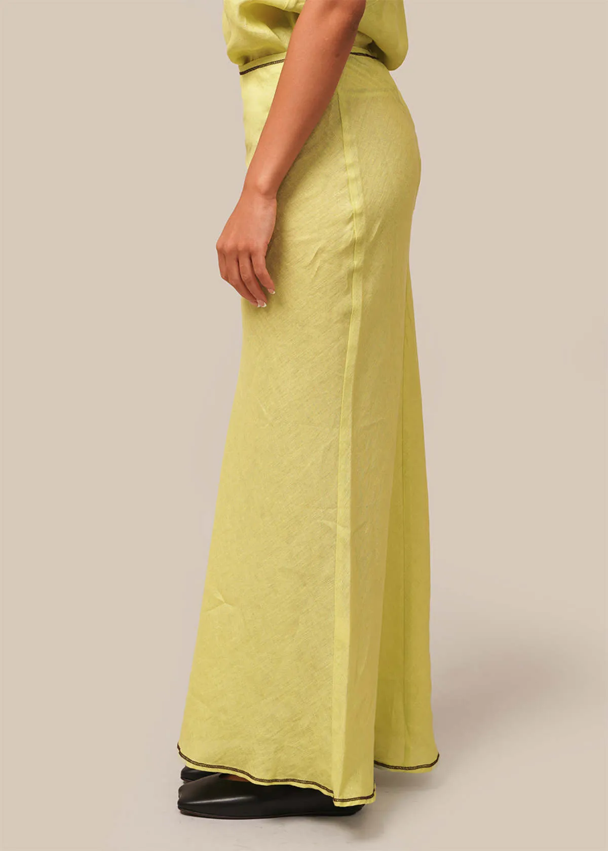 Dydine Fitted Skirt - Lime