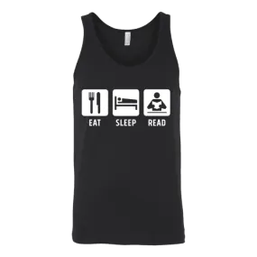 Eat, Sleep, Read Unisex Tank