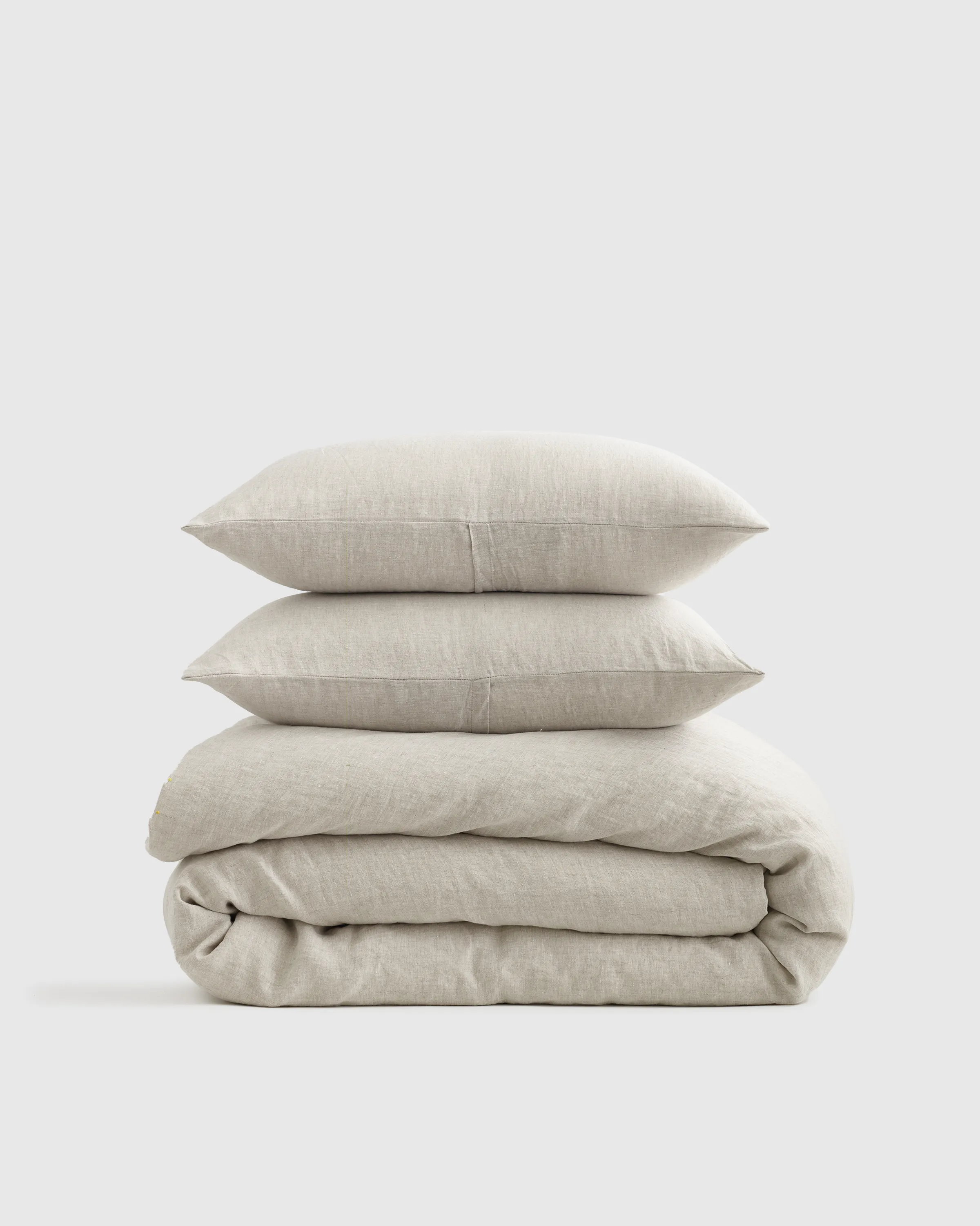 European Linen Chambray Duvet Cover Set