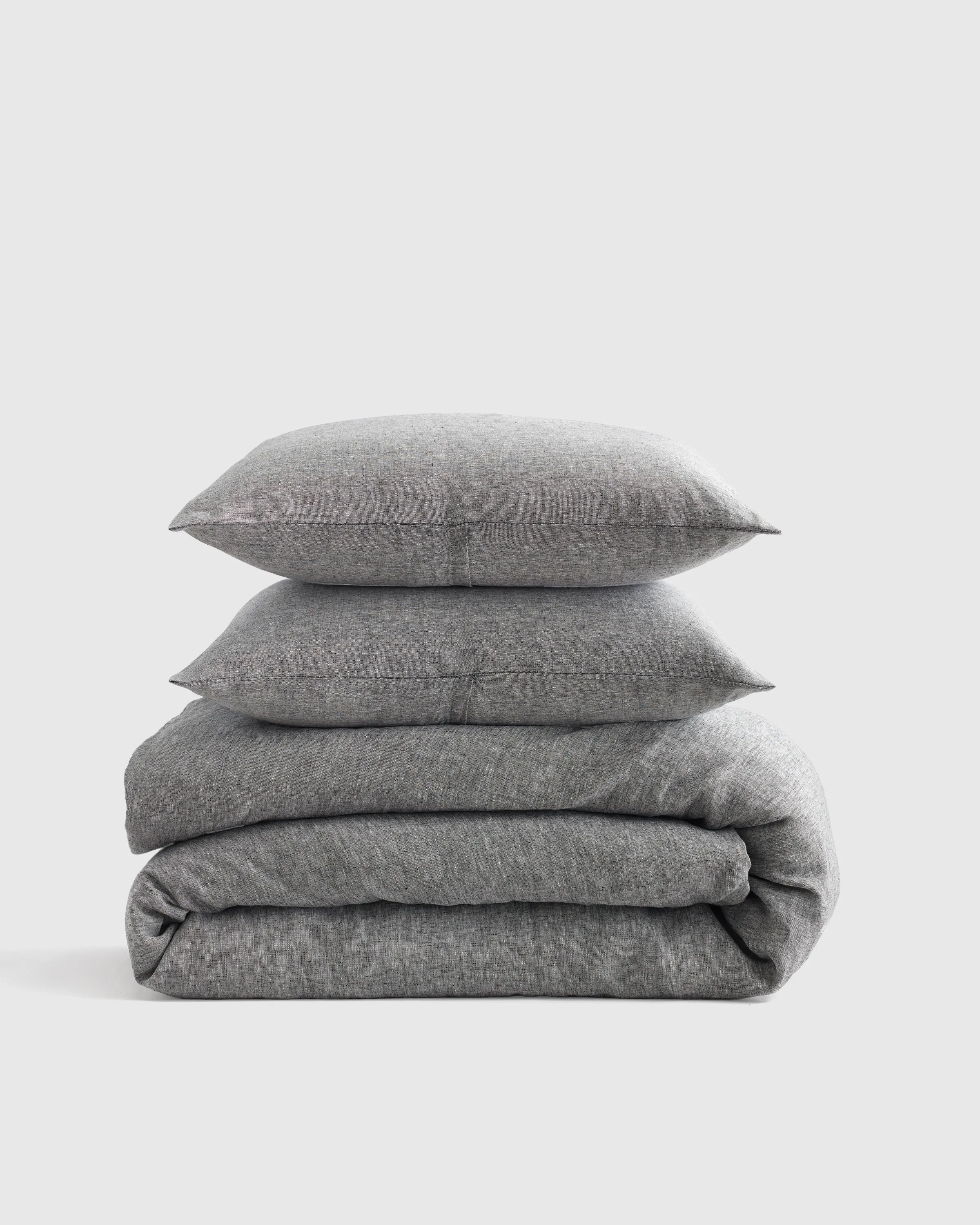 European Linen Chambray Duvet Cover Set