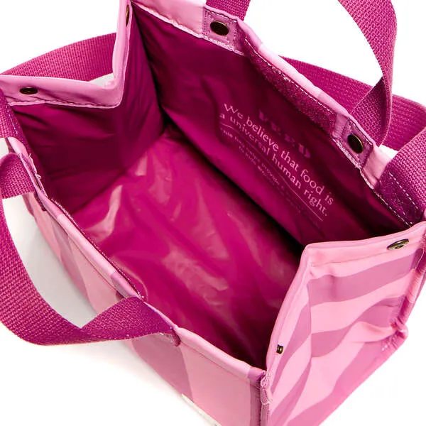 FEED Lunch Bag, Pink Cabana Stripe