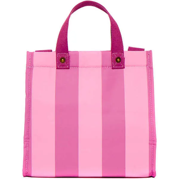 FEED Lunch Bag, Pink Cabana Stripe