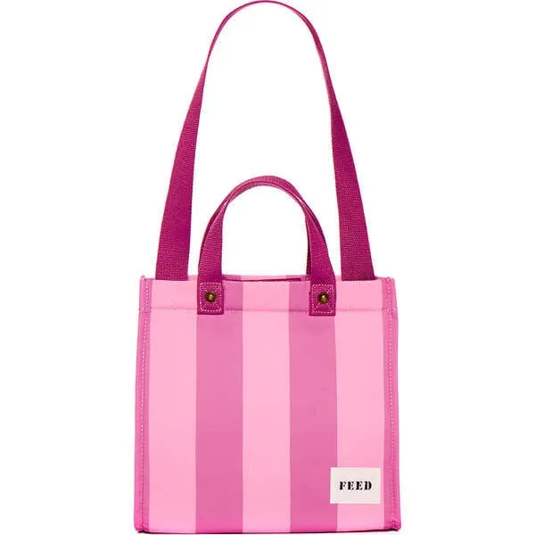 FEED Lunch Bag, Pink Cabana Stripe