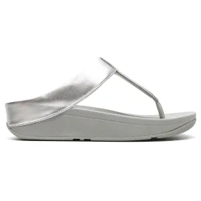 Fino Glitterdust Metallic Toe Post Synthetic Leather Women's Toe Post Sandals