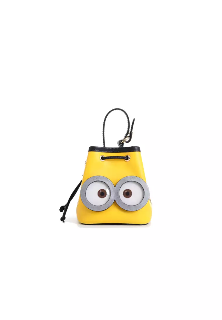 FION FION Minions Leather Mini Crossbody & Shoulder Handbag