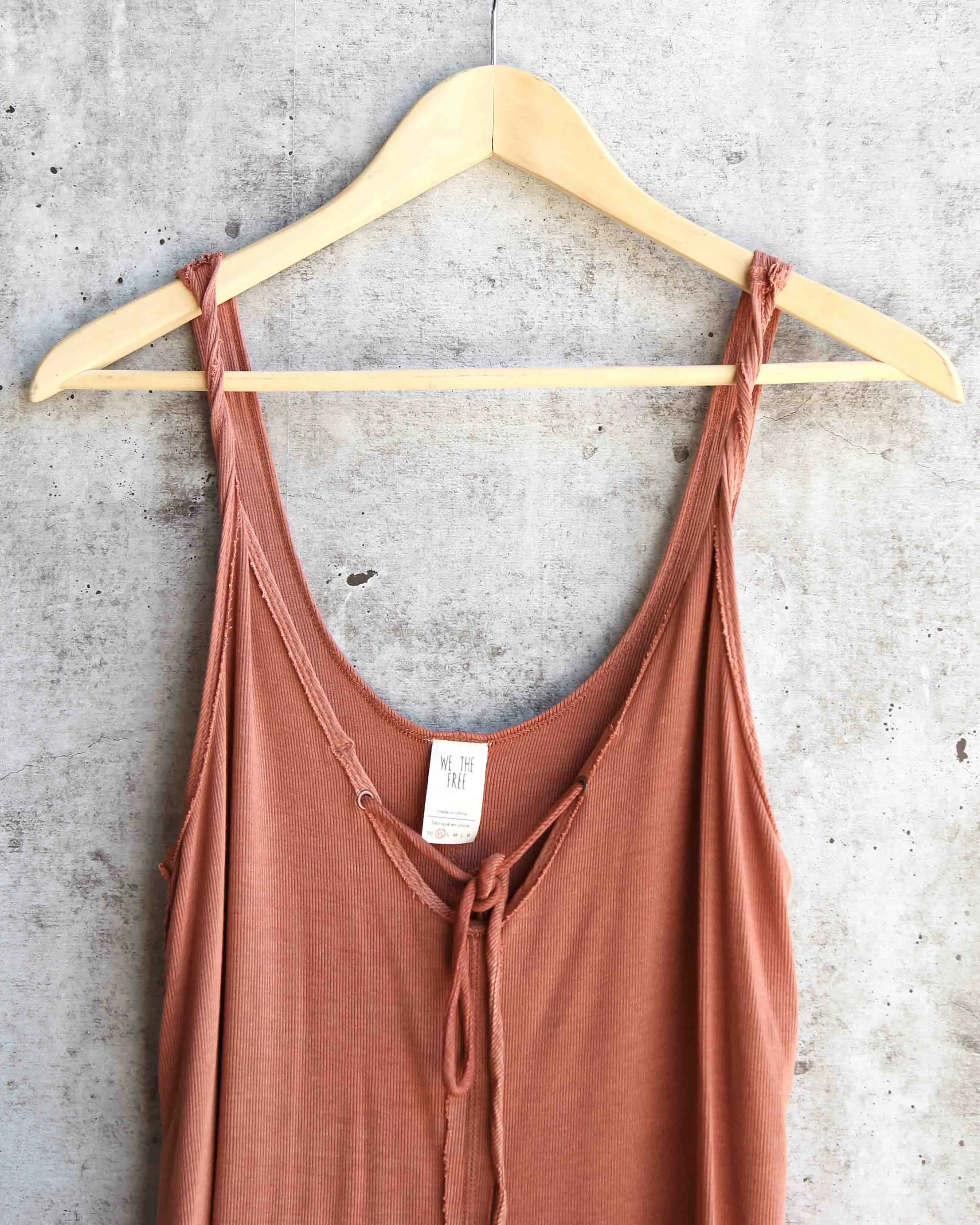 Free People - Scarlett Tank in Cedar