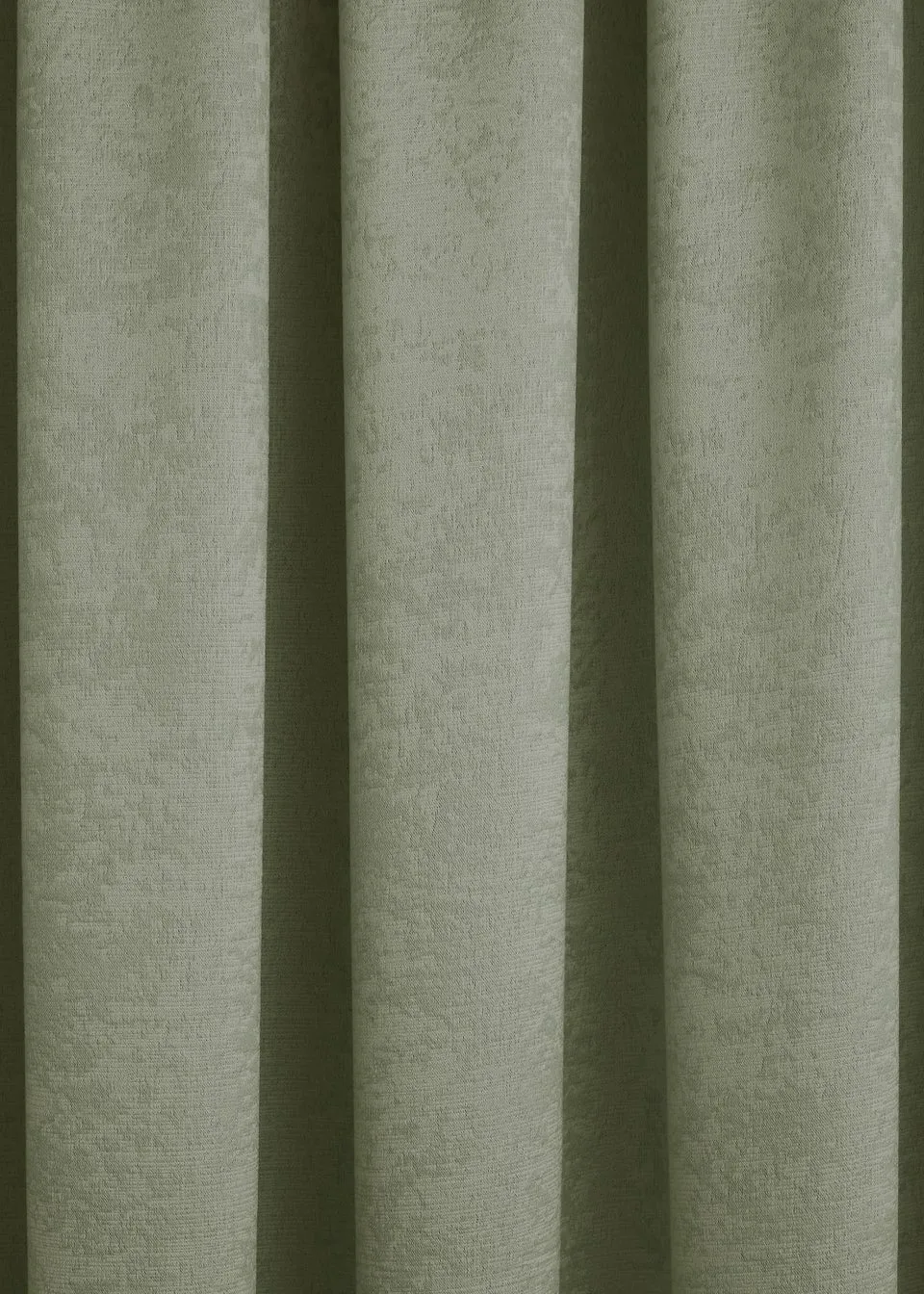 Fusion Galaxy Dimout Green Pencil Pleat Curtains