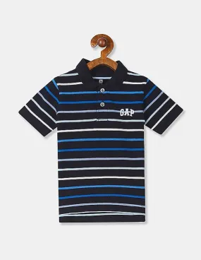 GAP Boys Stripe Pique Polo Shirt