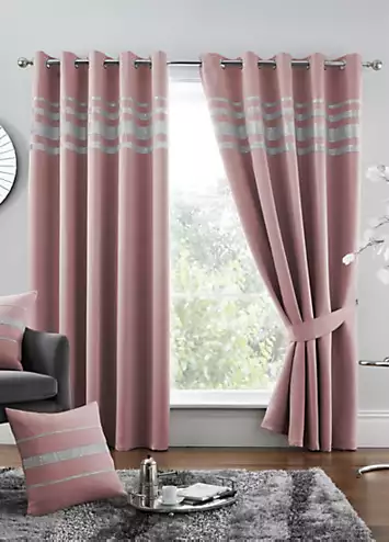 Gaveno Cavailia Kendal Glam Blackout Eyelet Curtains | Kaleidoscope