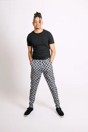 Geometric Printed Tailored Trousers