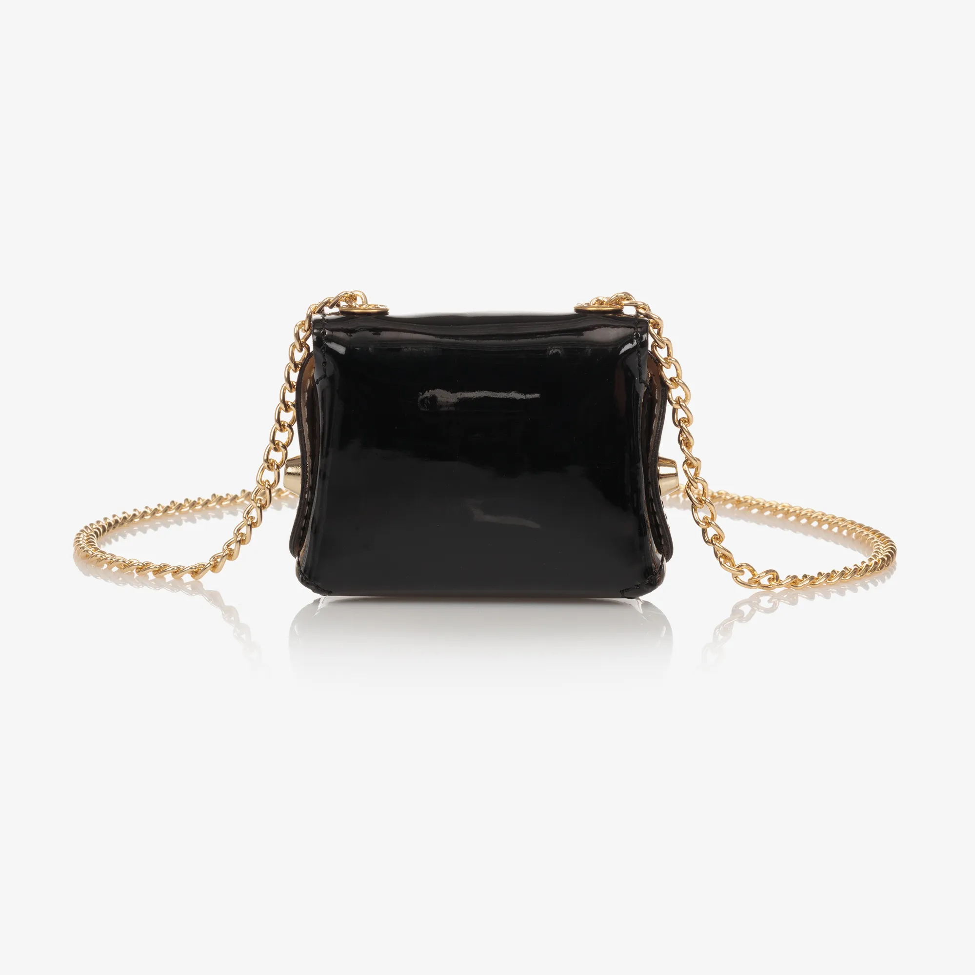 Girls Black Mini Shoulder Bag (8cm)