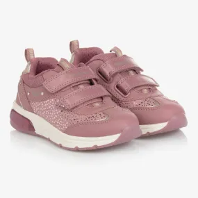 Girls Pink Light-Up Trainers