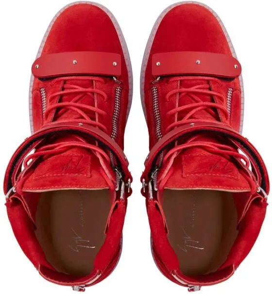 Giuseppe Zanotti Coby high-top sneakers Red