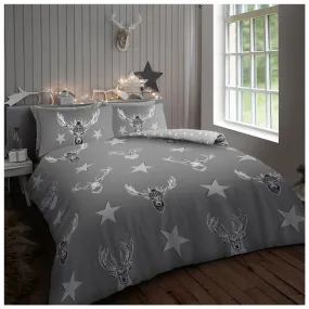 Grey 144 TC Duvet Cover Set