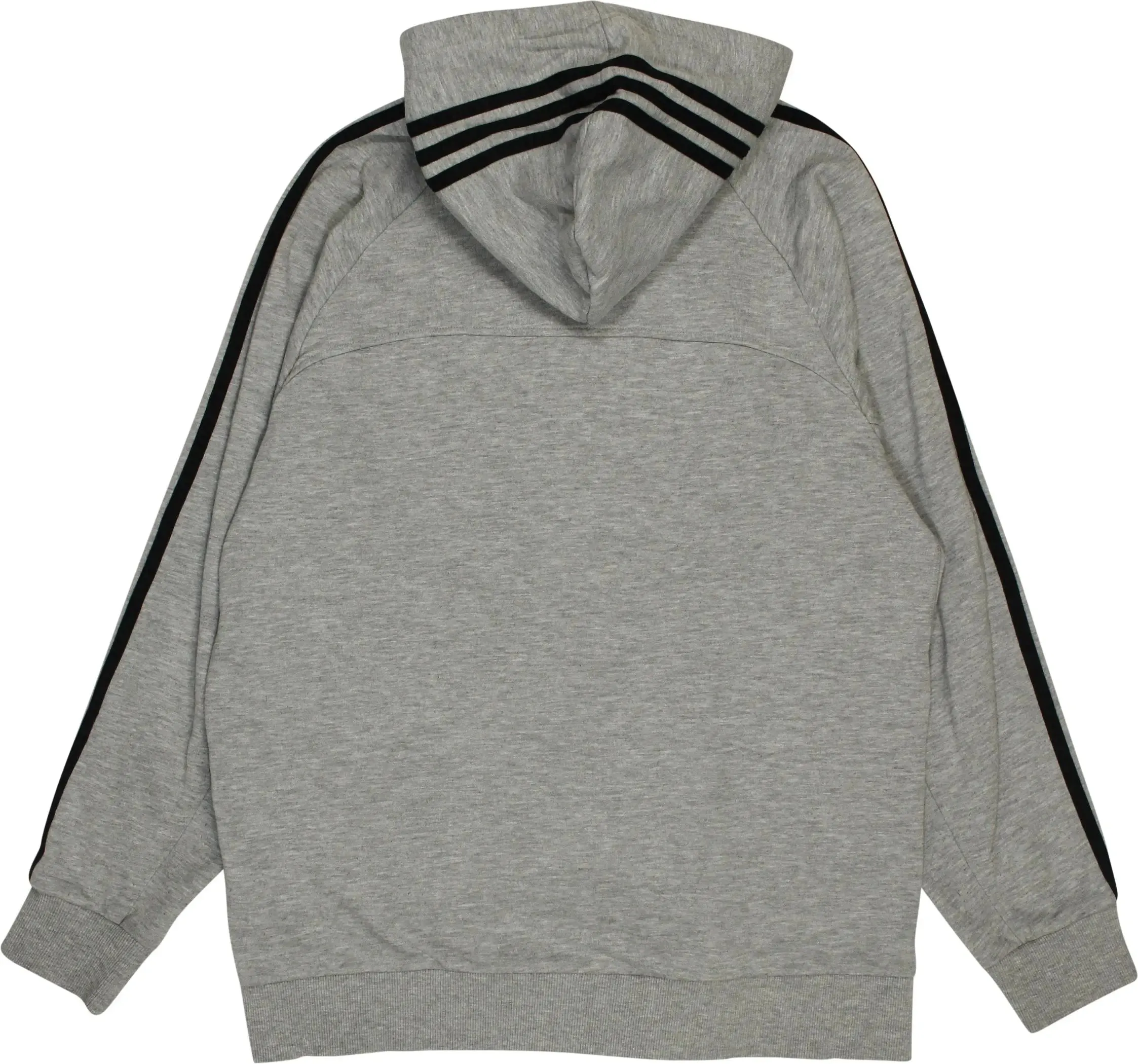 Grey Zip-up Hoodie by Adidas | ThriftTale