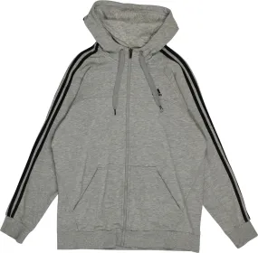 Grey Zip-up Hoodie by Adidas | ThriftTale