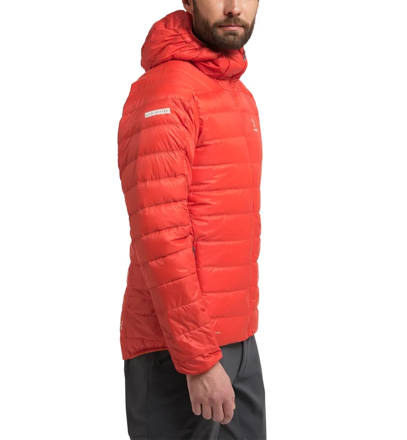 Haglofs Mens L.I.M Down Hoodie Habanero