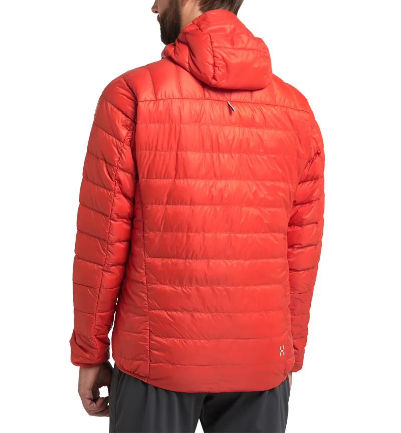 Haglofs Mens L.I.M Down Hoodie Habanero