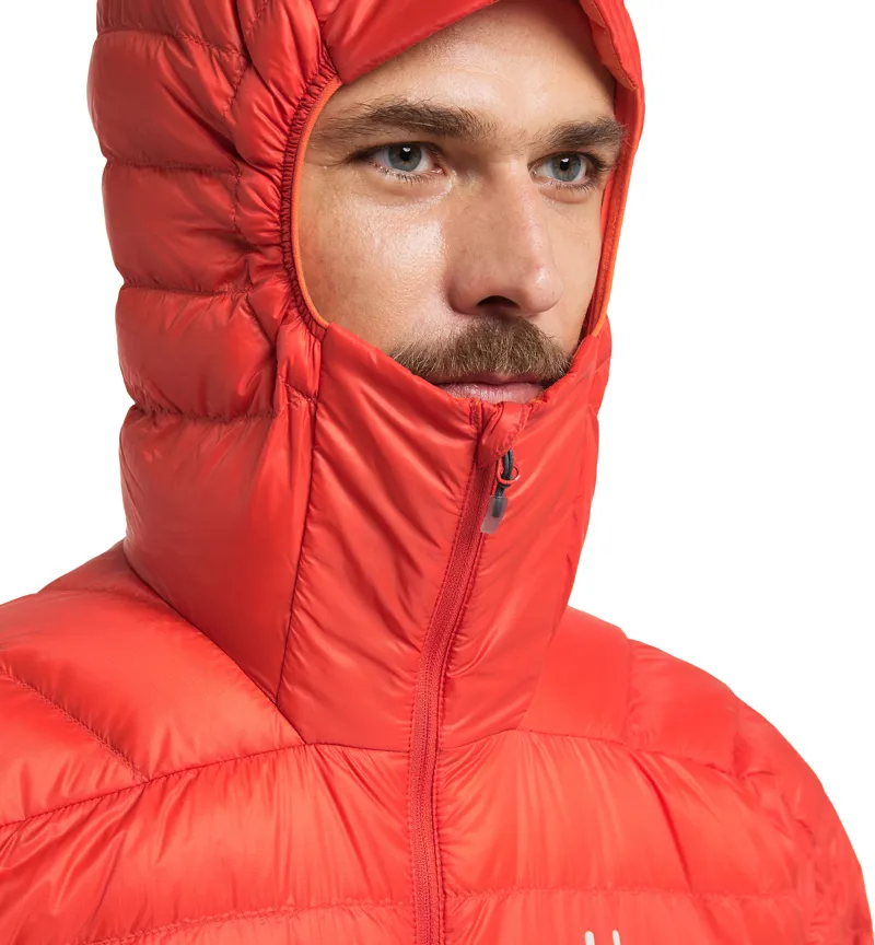 Haglofs Mens L.I.M Down Hoodie Habanero