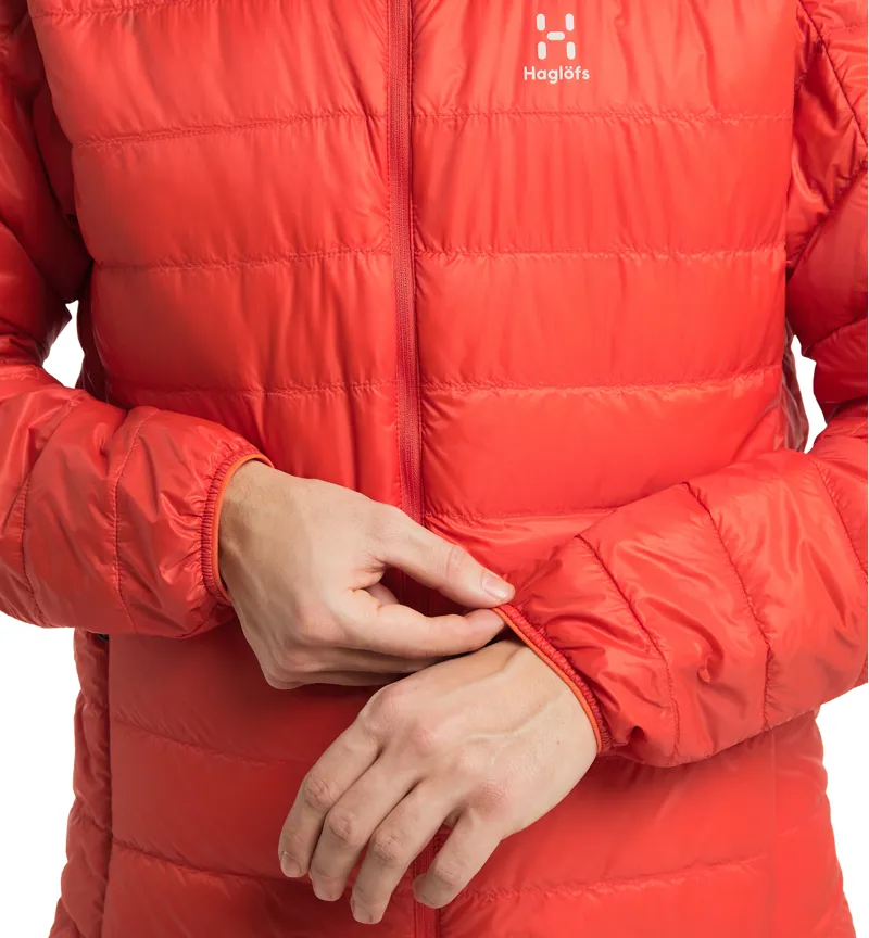 Haglofs Mens L.I.M Down Hoodie Habanero