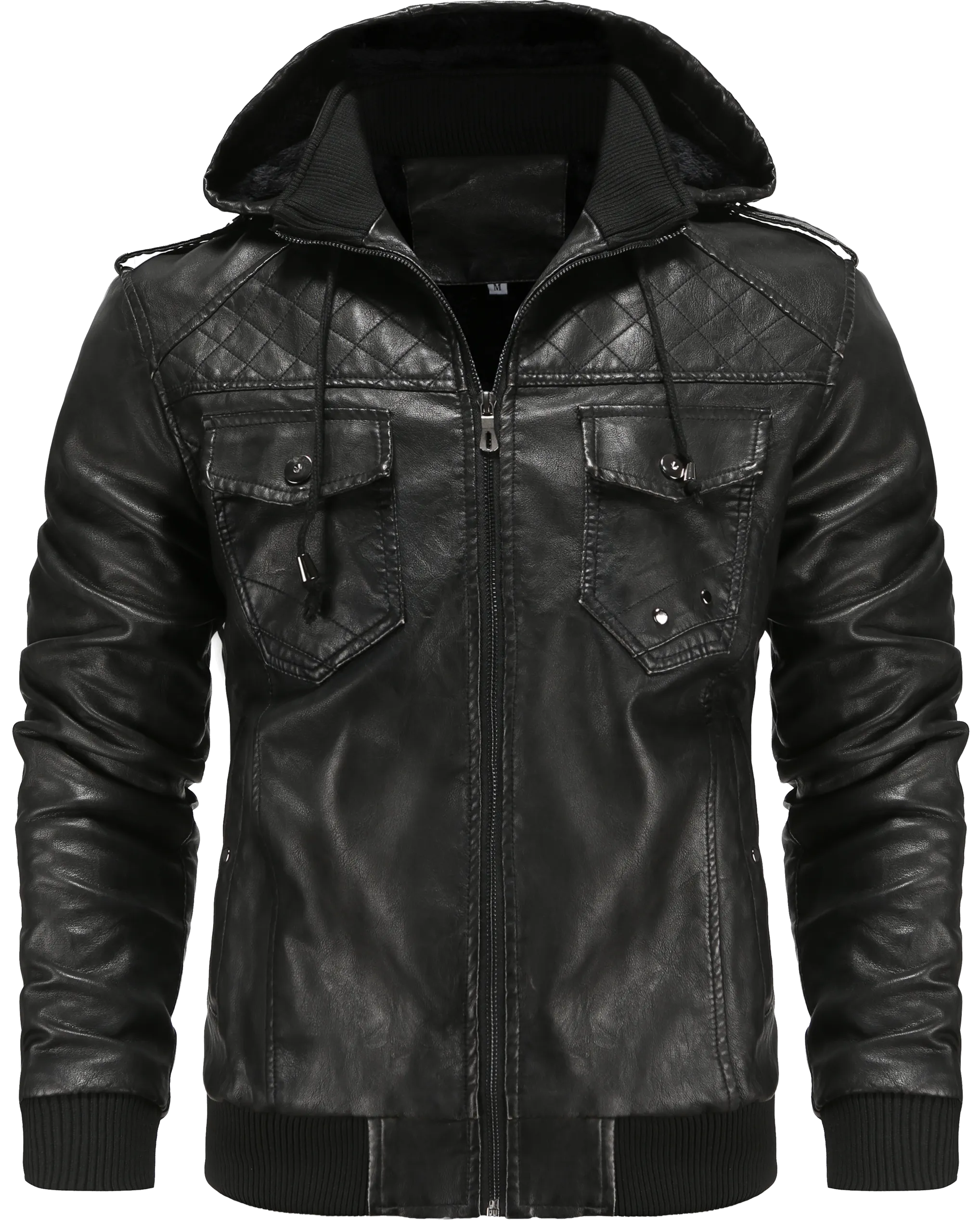 H.D Crypto Leather Jacket