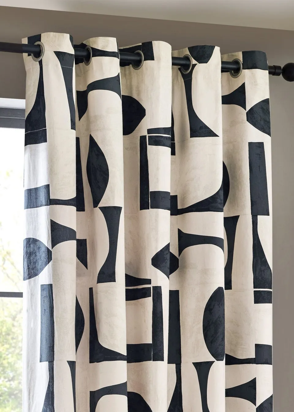 Hoem Carro Abstract Eyelet Curtains