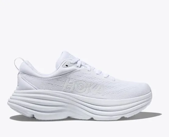 Hoka Men’s Bondi 8 white / white