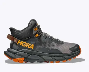 Hoka Men's Trail Code GTX, castlerock/orange