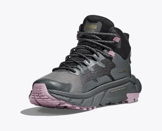 Hoka Women's Trail Code GTX Black Castlerock