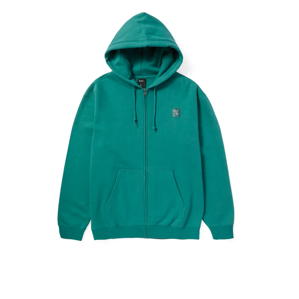 Huf Horus Full Zip Hoodie Pine PF00614