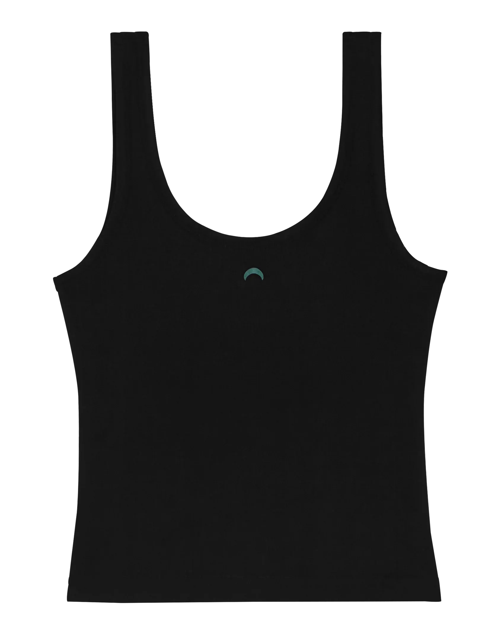 Huha Sporty Crop Tank | Black + Grey