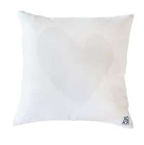 Imperfect Heart Dove Pillow