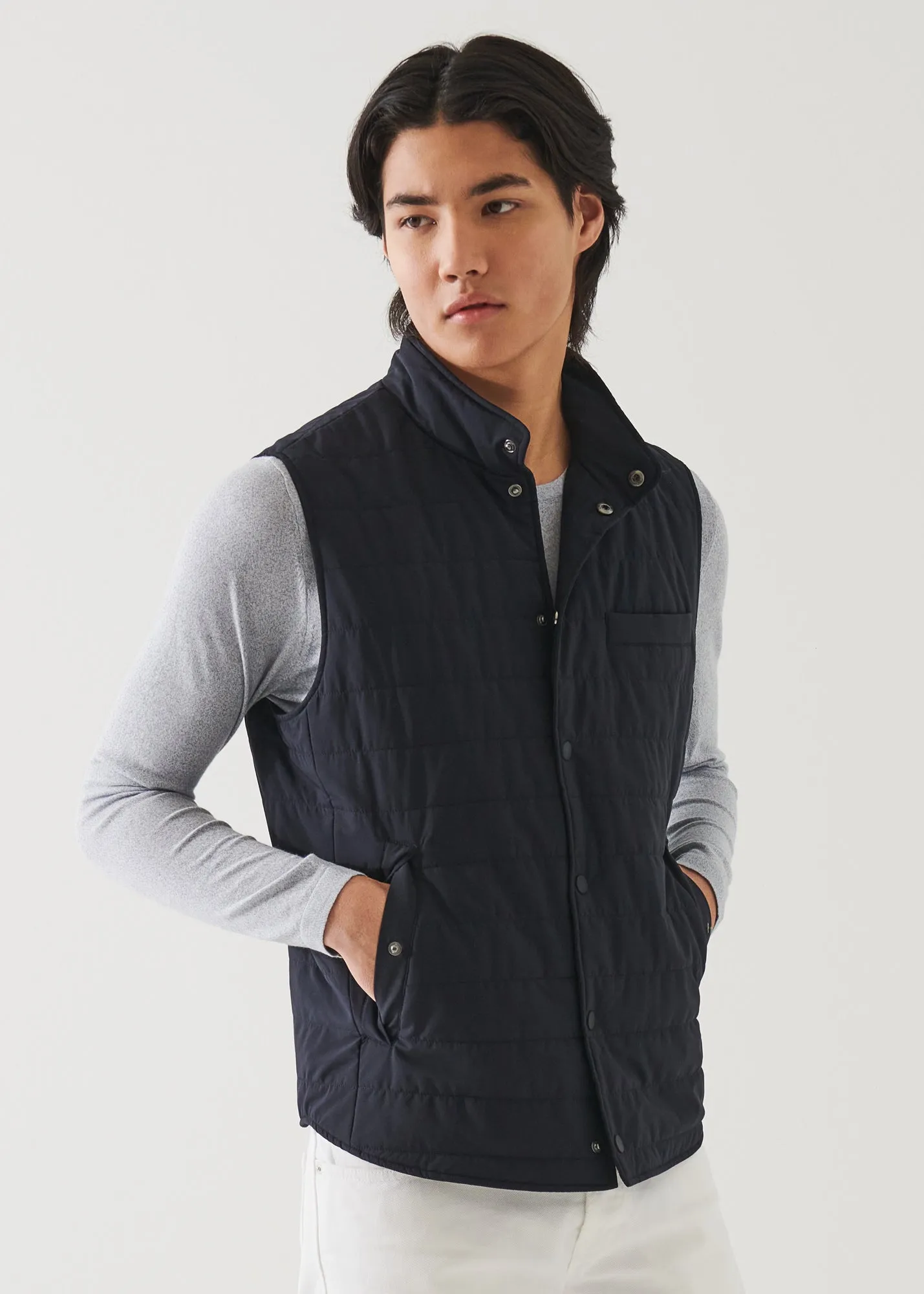 ITALIAN NYLON QUILTED VEST