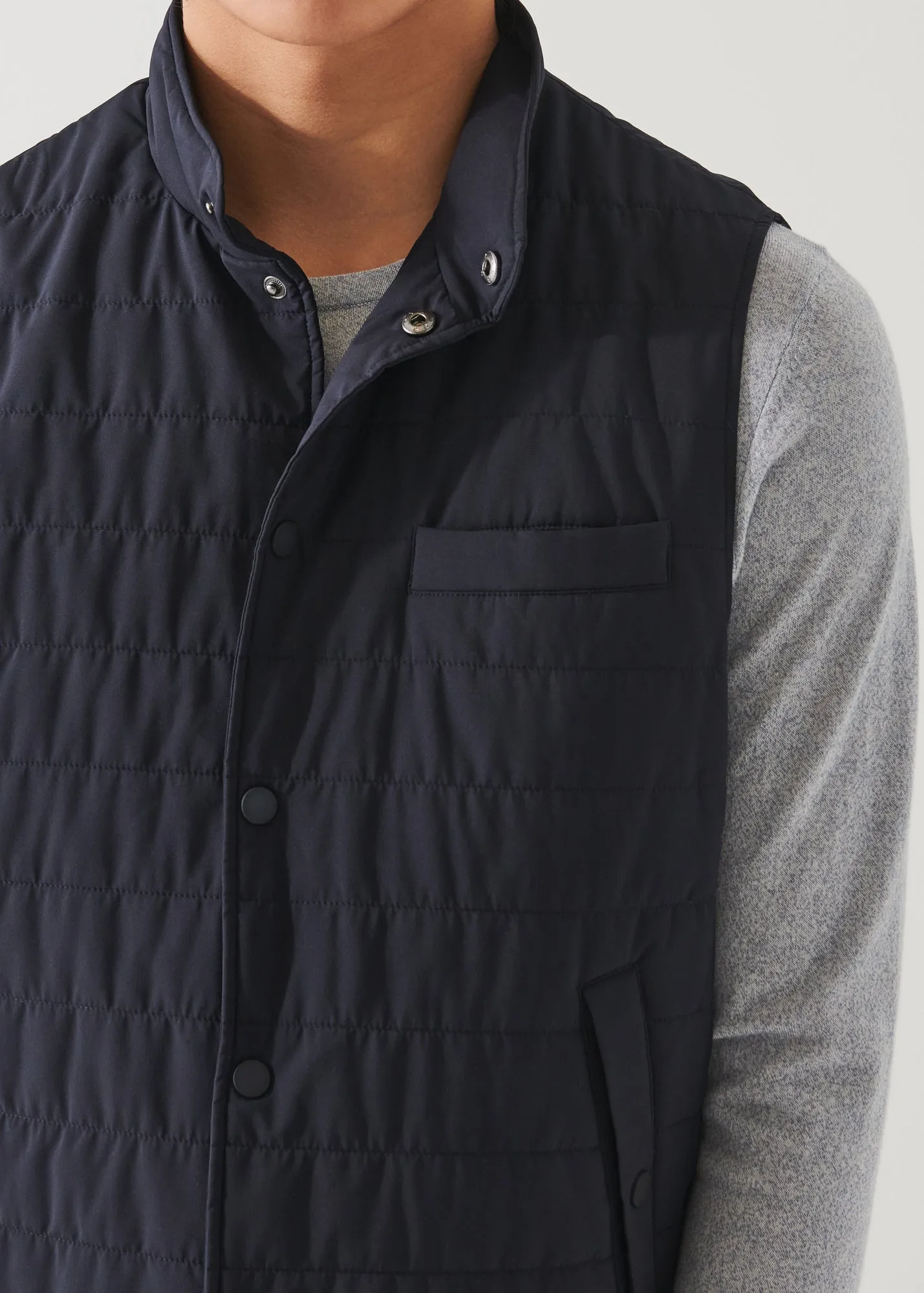 ITALIAN NYLON QUILTED VEST