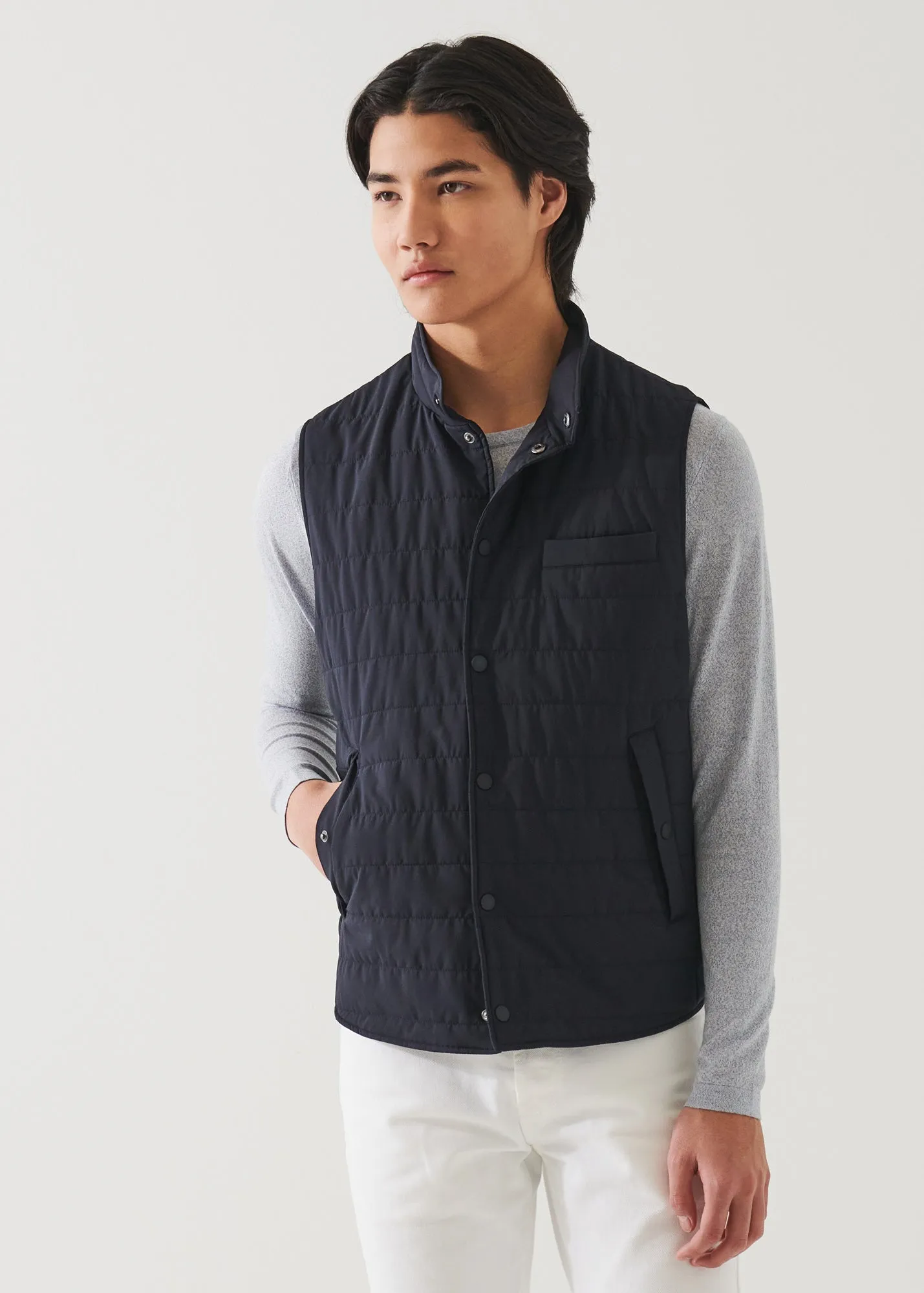 ITALIAN NYLON QUILTED VEST