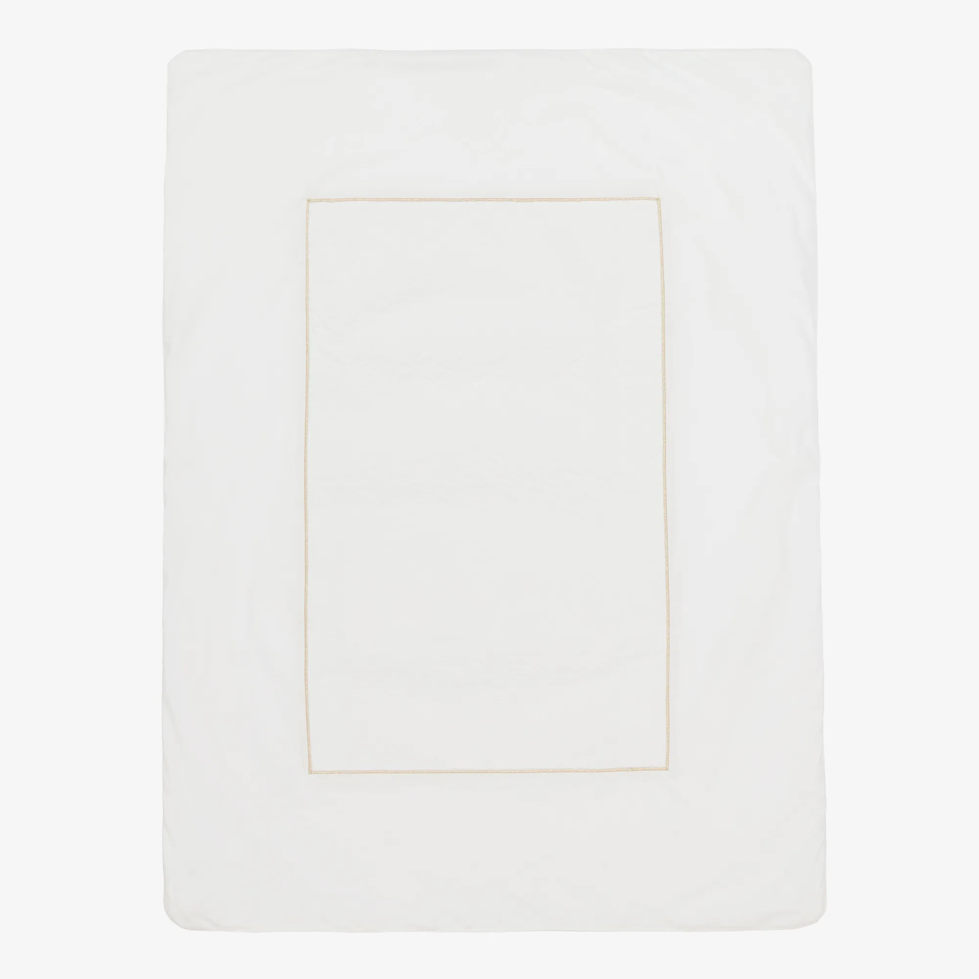 Ivory Cotton Padded Baby Blanket (99cm)